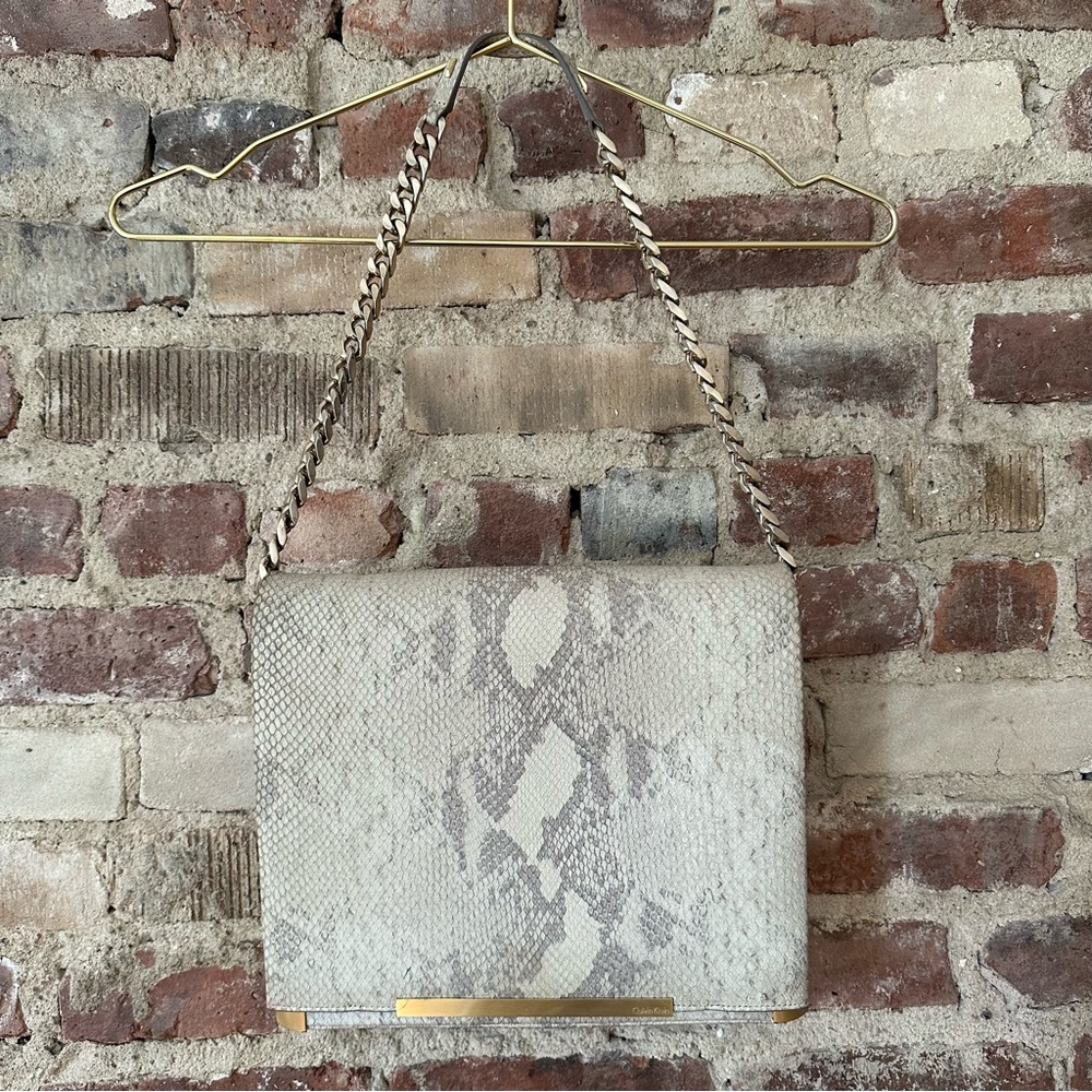 Calvin Klein Snake Shoulder Bag